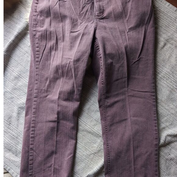 Coldwater Creek Muted Purple Plus 18 High Waisted Straight Stretchy Comfort Jean - Picture 2 of 8